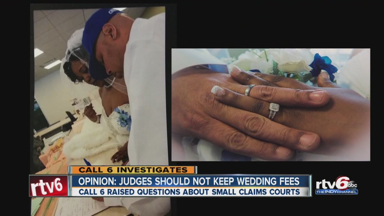 Advisory: Judges shouldn't keep wedding fees for in-court ceremonies