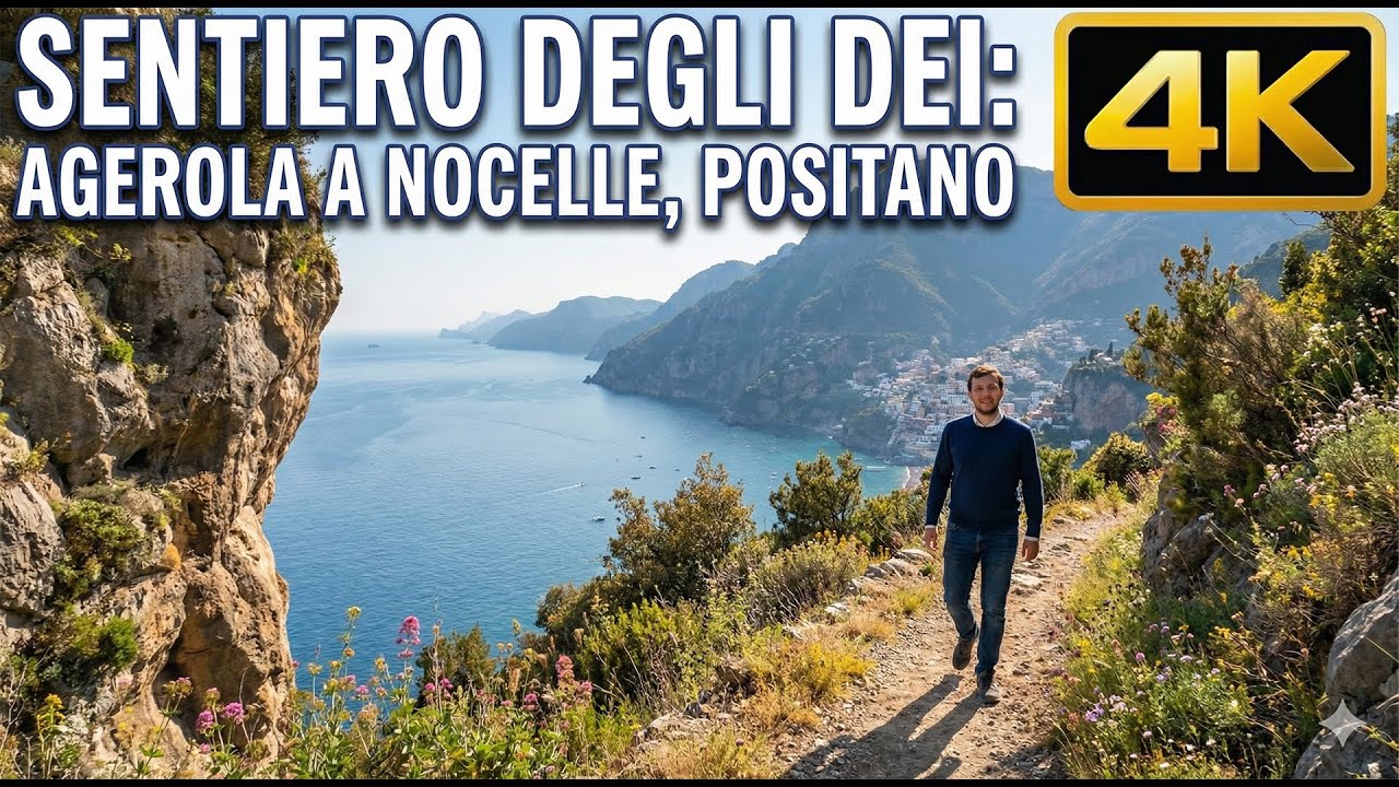 Sentiero Degli Dei 4K Full Walk - From Agerola to Nocelle Positano