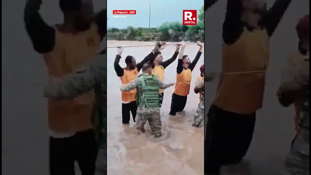 Heroic Rescue in Jammu & Kashmir: Indian Army Saves 11 People Trapped in Raging Floods