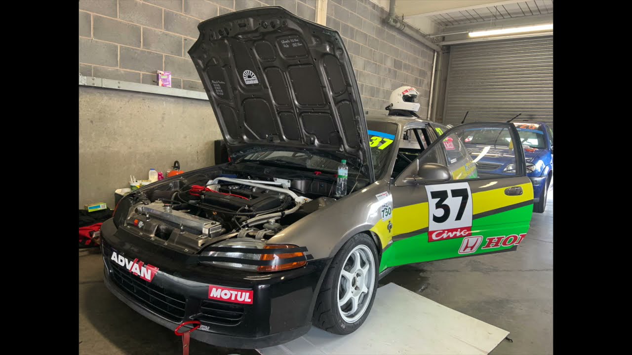 750MC Hot Hatch Donington Park 2021 ft. T1 Carnage - Kris McCloy Honda Civic EG