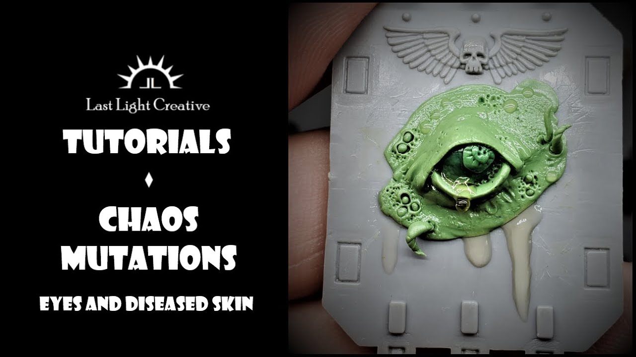 Sculpting Chaos Stuff: Eyeballs and Diseased Skin