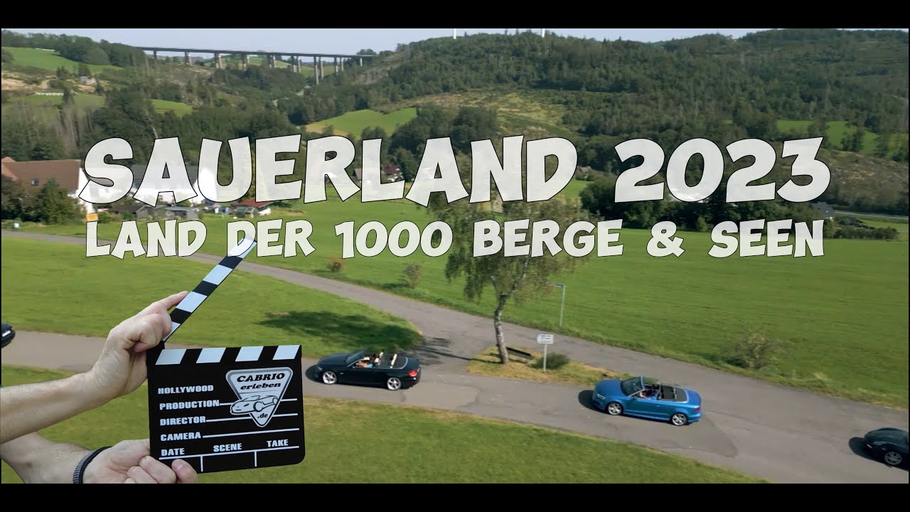Cabrio Touren - Sauerland  - Berge Seen Türme etc. - 12. CE Treffen