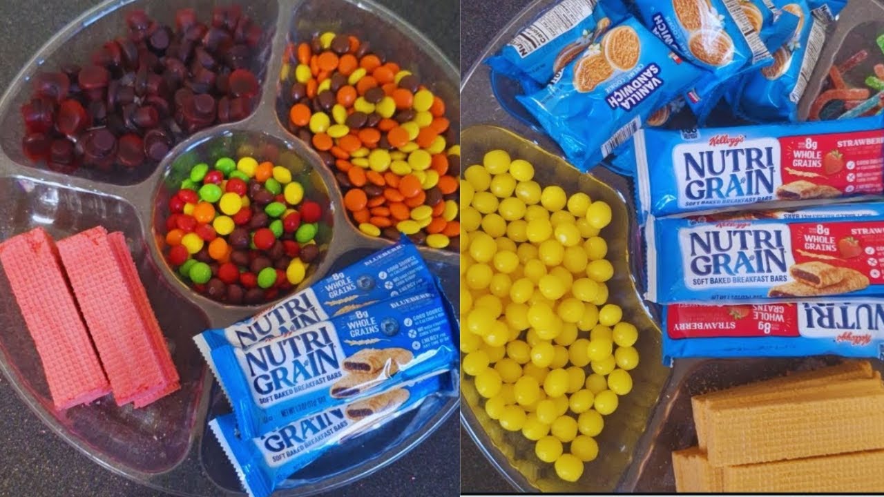 Candy filling platter! Filling a Sweet Platter for Relaxation 🍬 | Stress Relief Food Video