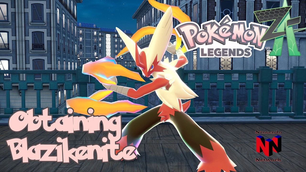Pokémon Legends ZA: Obtaining Blazikenite