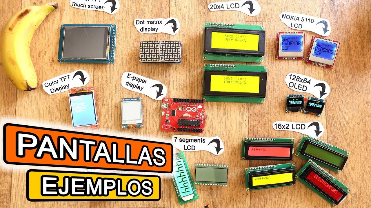 Cual pantalla usar con Arduino?