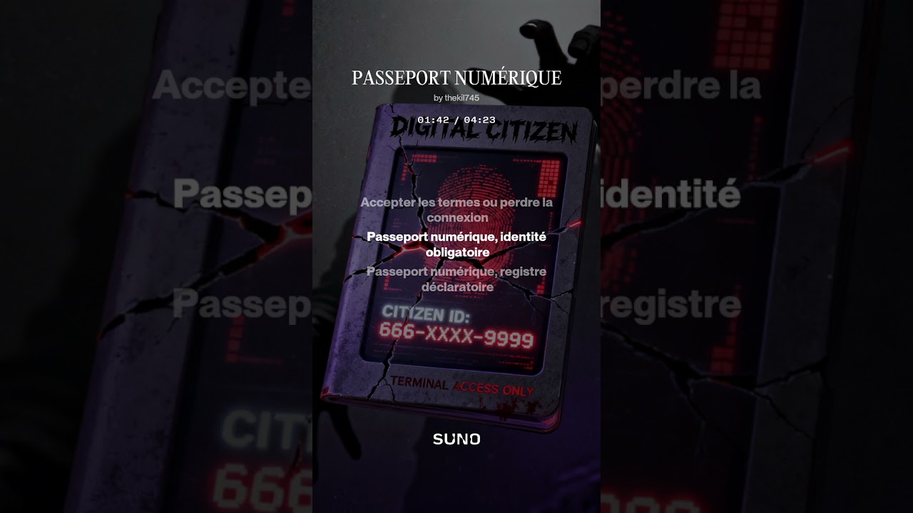 PASSEPORT NUMÉRIQUE (SUNO, IA)