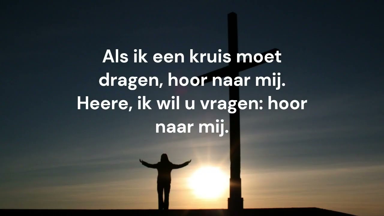 Als ik een kruis moet dragen