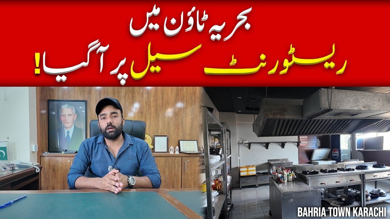 Restaurant for Sale in Bahria Town Karachi Precinct 10B | Prime Commercial Opportunity #bahriatown