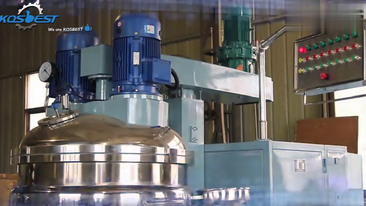 Vacuum Homogenizer mixer Machine for Toothpaste/Ointment Emulsifying process