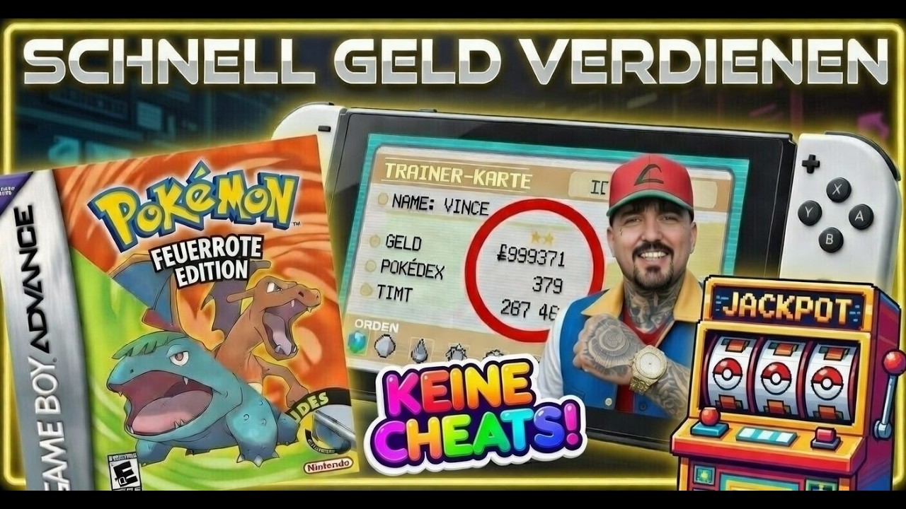 SCHNELL REICH WERDEN! Der GELD-TRICK den dir NIEMAND verrät 💰😳 | Pokemon - Feuerrot & Blattgrün