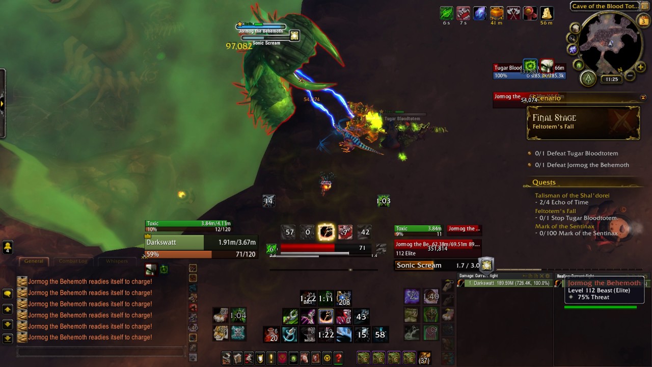 WoW - 7.2 - Mage Tower DPS Challenge (Bloodtotem) - BM Hunter