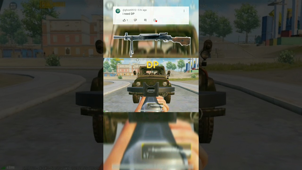 UAZ testing with DP 🔥 Shorts | Pubg mobile #gaming #pubgmobile
