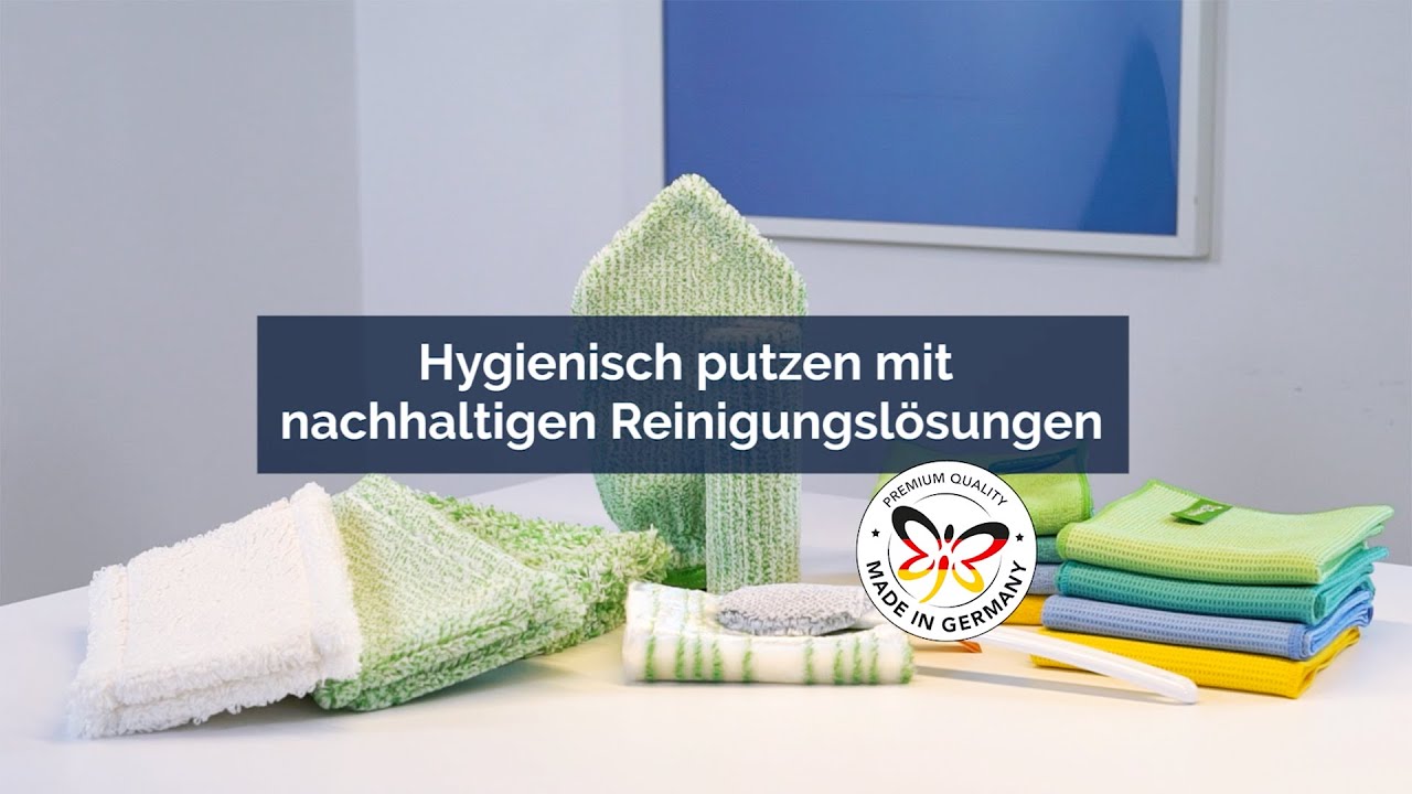 Wir machen&rsquo;s einfach: Hygienisch putzen nur mit Wasser