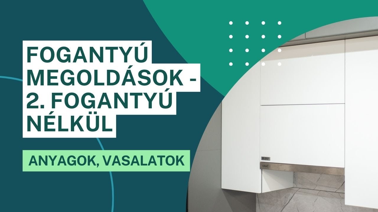 A konyhatervez&eacute;s alapjai: Foganty&uacute; megold&aacute;sok - 2. Teljesen foganty&uacute; n&eacute;lk&uuml;l