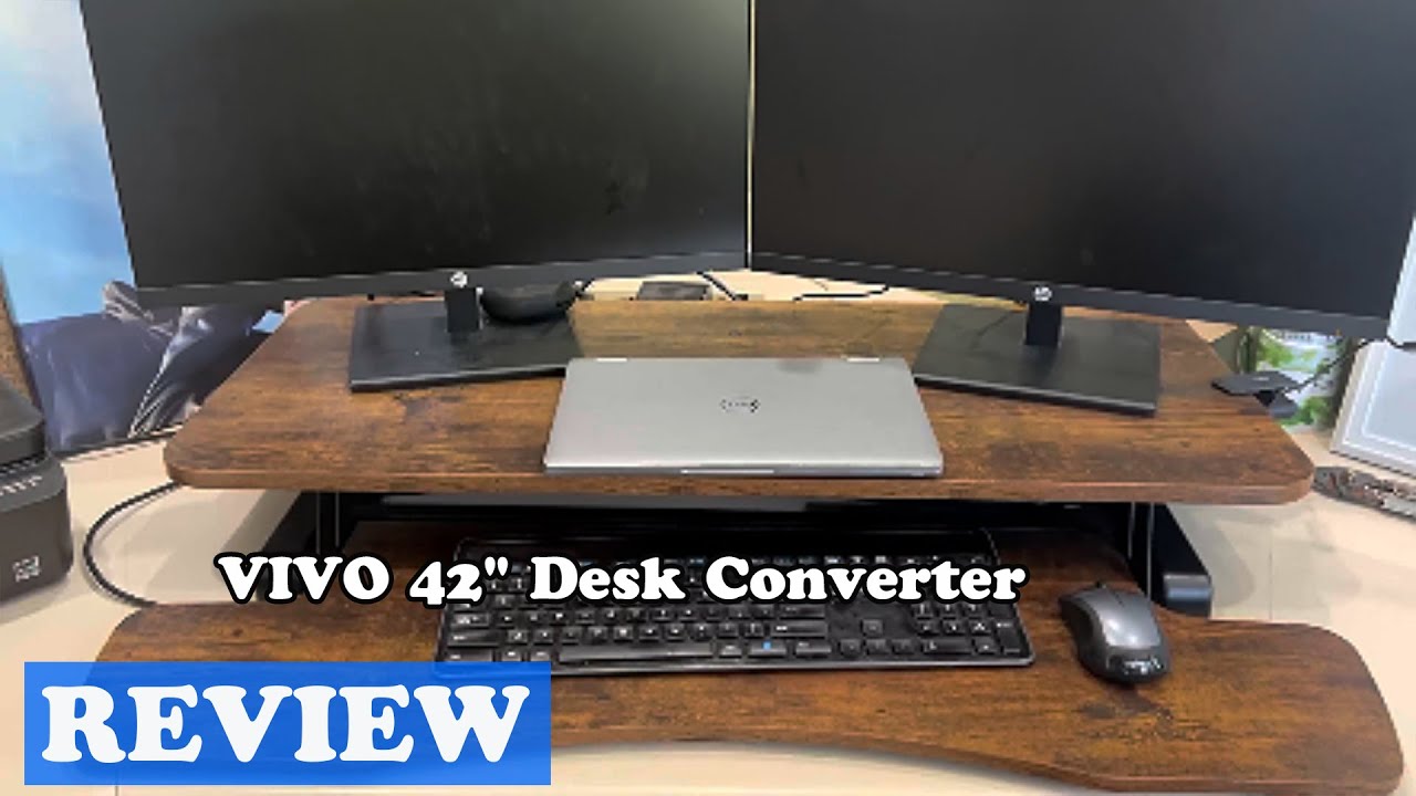 VIVO 42" Desk Converter Review | Sit to Stand in Style – Worth It?