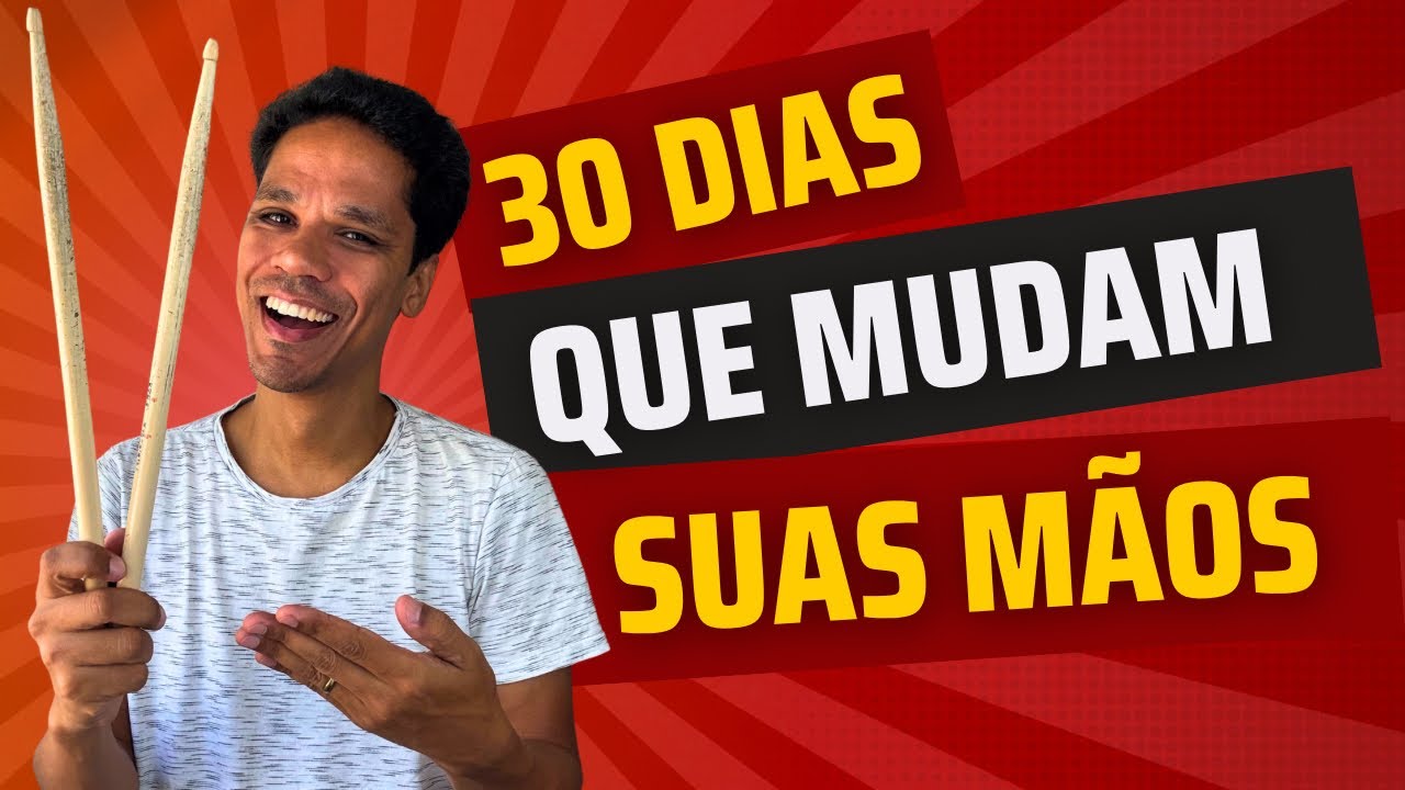 Faça isso 30 dias e mude suas mãos na bateria