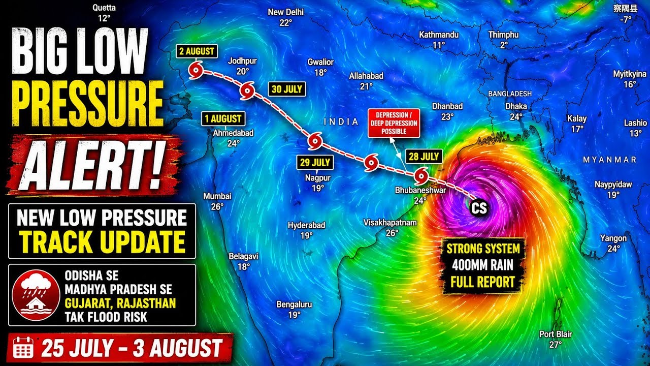 Storm Forming Over Bay Of Bengal ⚠️, LATEST TRACK & BIG FLOODING RAINS OUTLOOK! ECM AI Latest