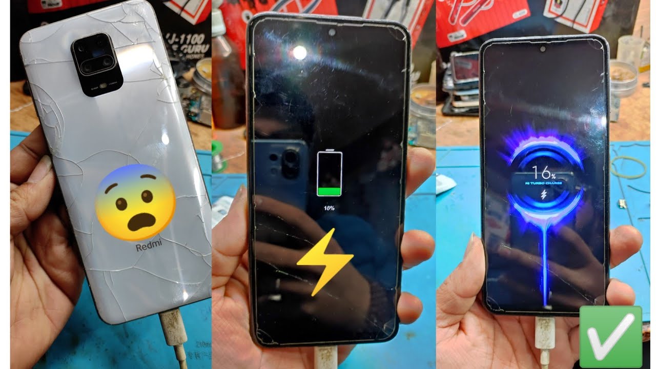 how to replace redmi note 9 pro charging socket