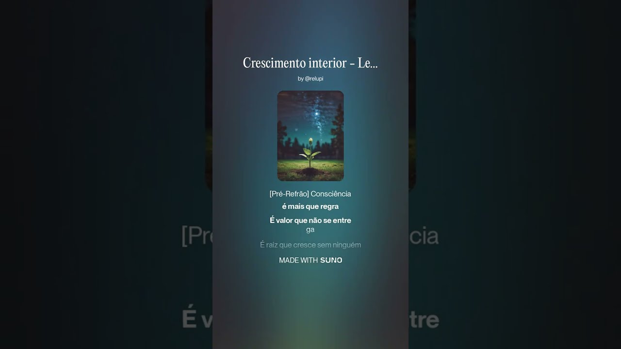 Crescimento interior - Letra de Renato L. Picolo