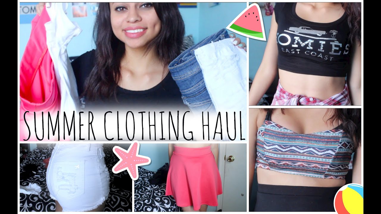 Summer Clothing Haul w/ Try On ♡ American Eagle, Tillys, Forever 21 & More