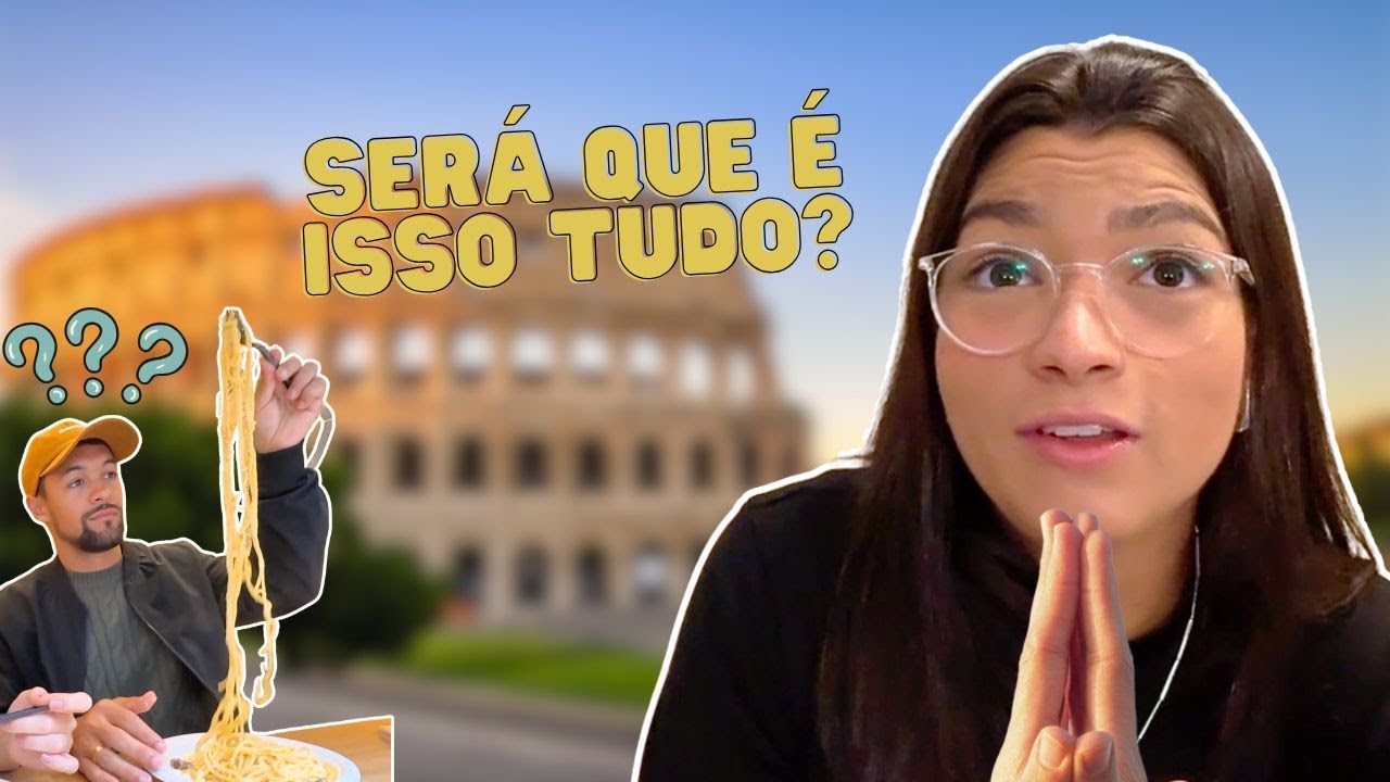 FUI NOS RESTAURANTES MAIS FAMOSOS DE ROMA NA ITÁLIA