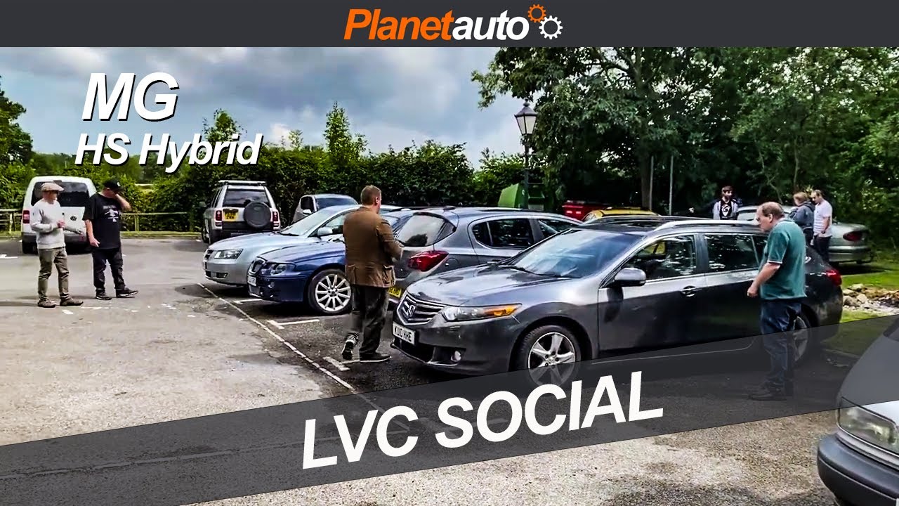 The MG HS PHEV visits the LVC Social