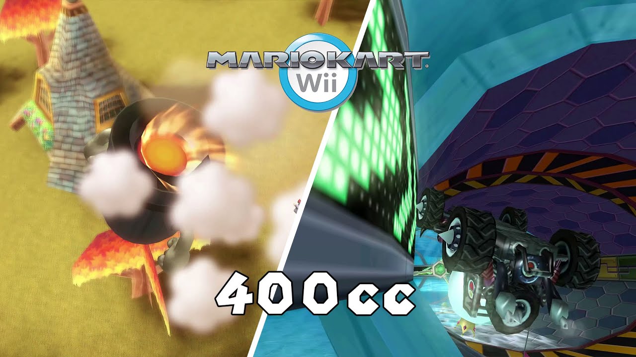 MARIO KART WII 400cc, but every item is a BULLET BILL | Mario Kart Hack