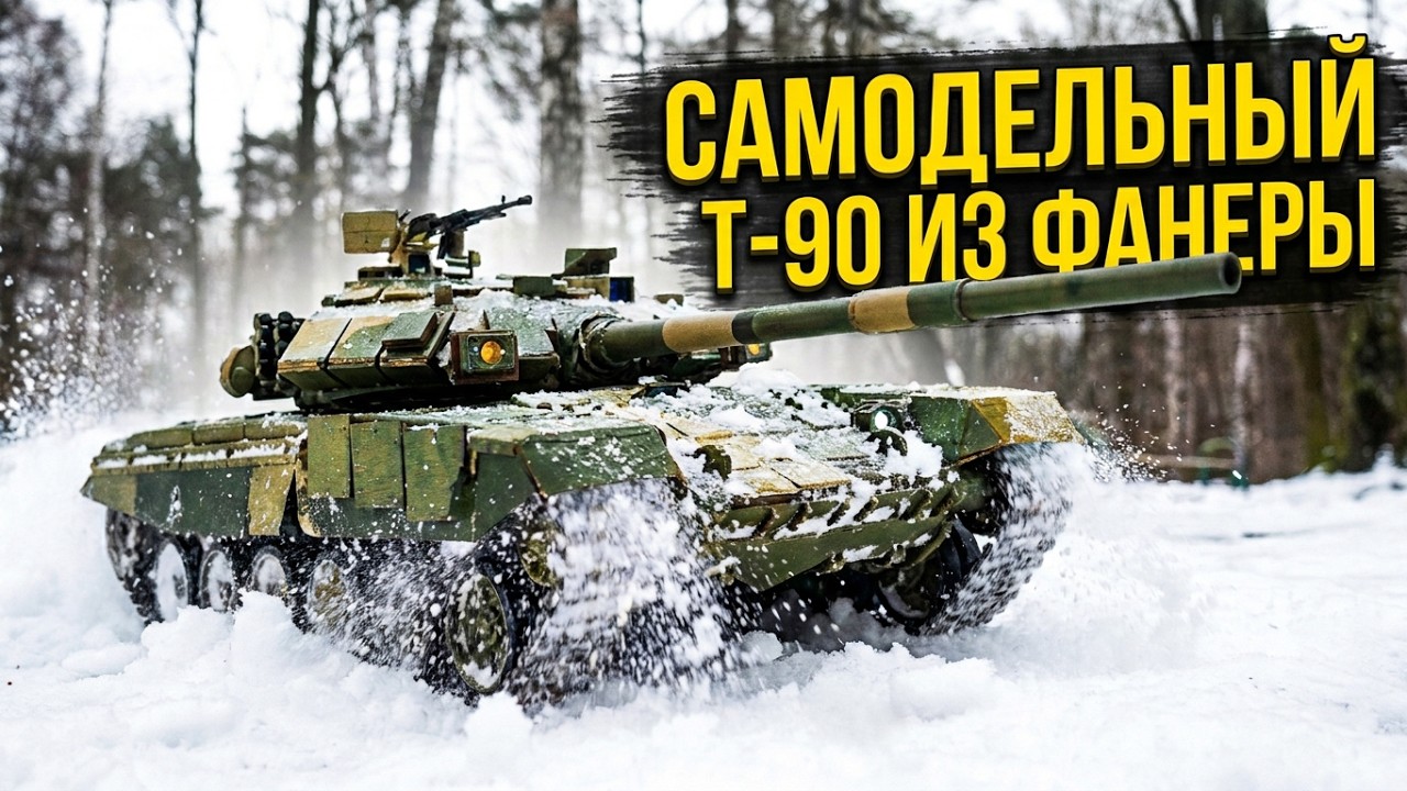 Самодельный Танк Т-90 на Радиоуправлении