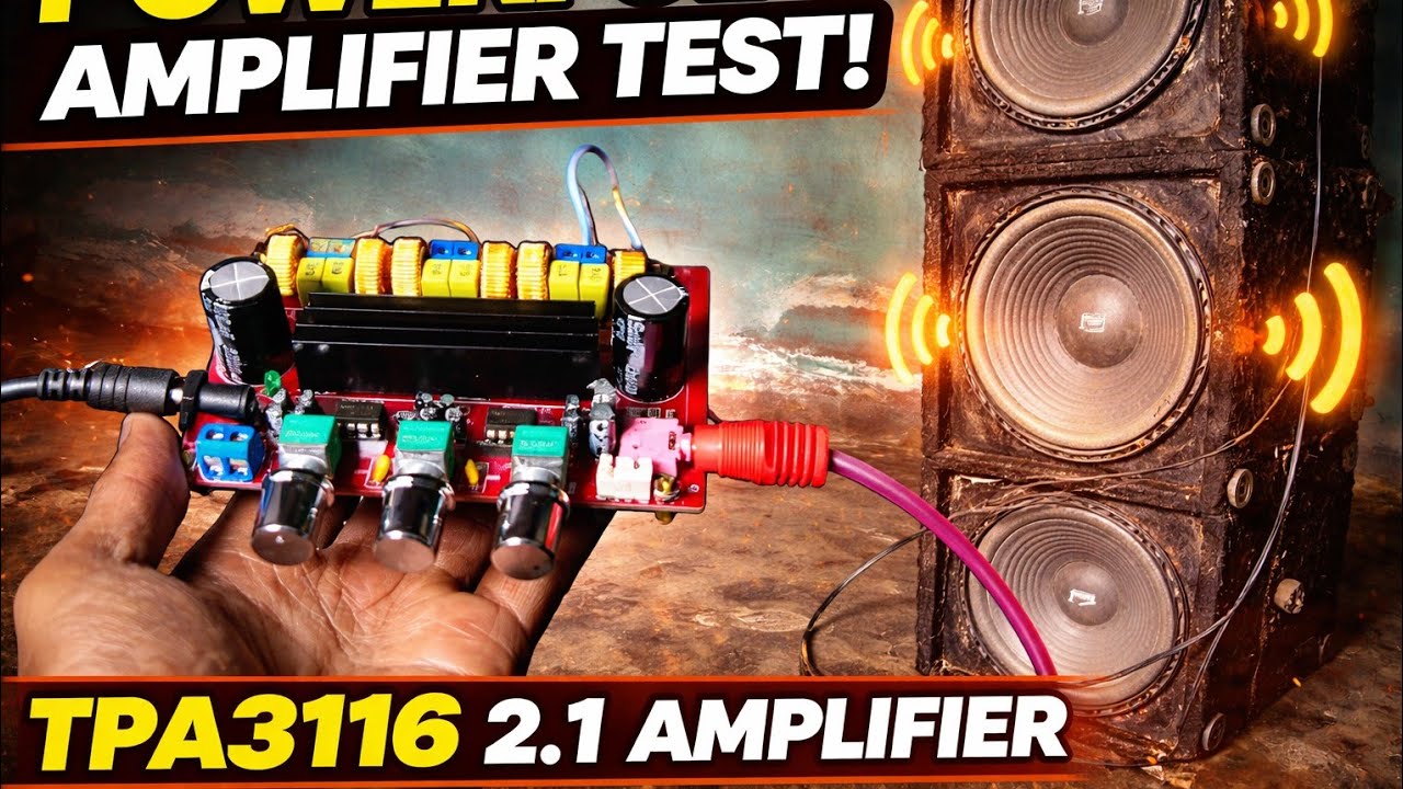 TPA3116 2.1 Amplifier Board Full Review | Sound Test 🔊