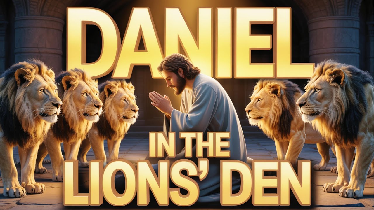 Daniel in Lions' Den | Moral lessons & Song |  Animated Bible Story
