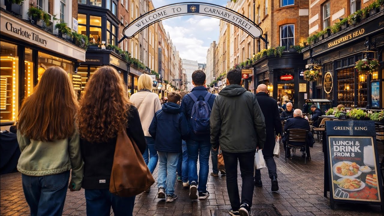 Walking London: Trafalgar Square to Tottenham Court Road via Carnaby Street