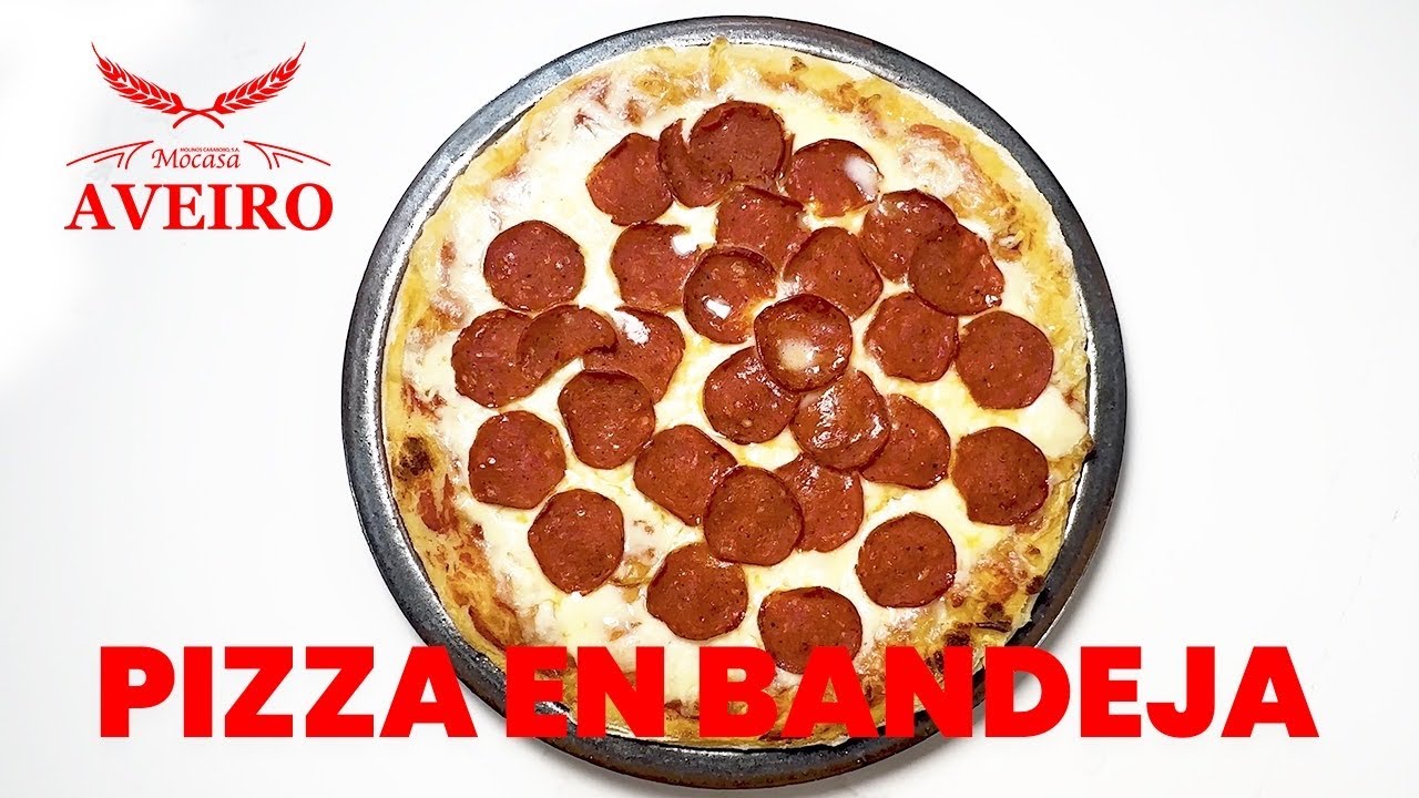 Pizza en bandeja 🍕🍕🍕