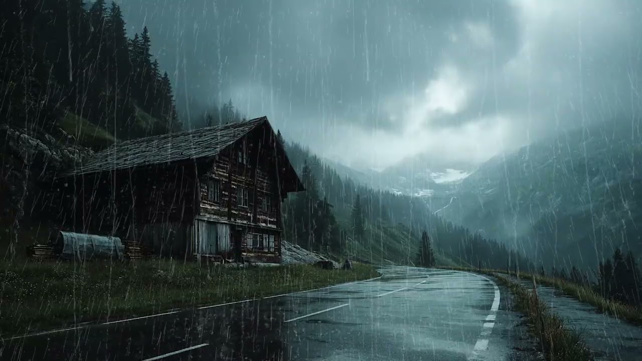 Night Rain and Thunderstorm Sounds | Nature Sleep Aid | Insomnia Relief 3 Hours
