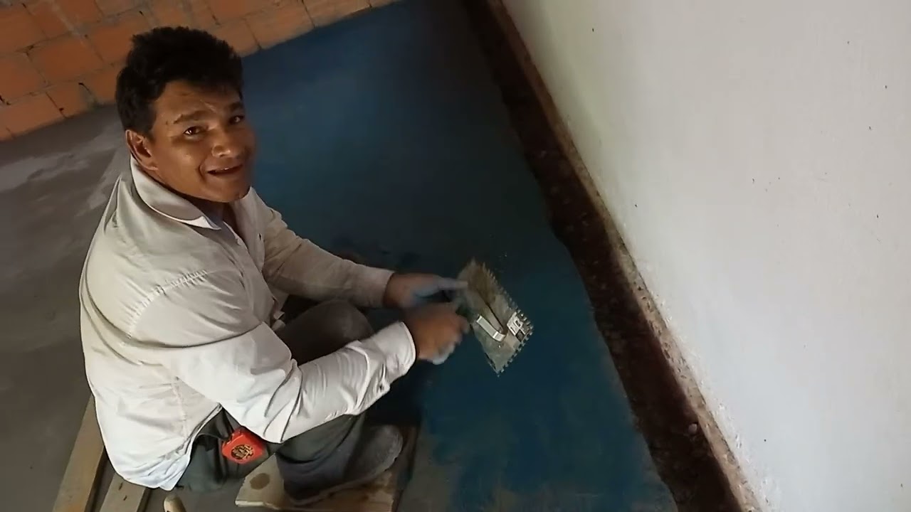 como fazer piso queimado com xadrez olha como é fácil!