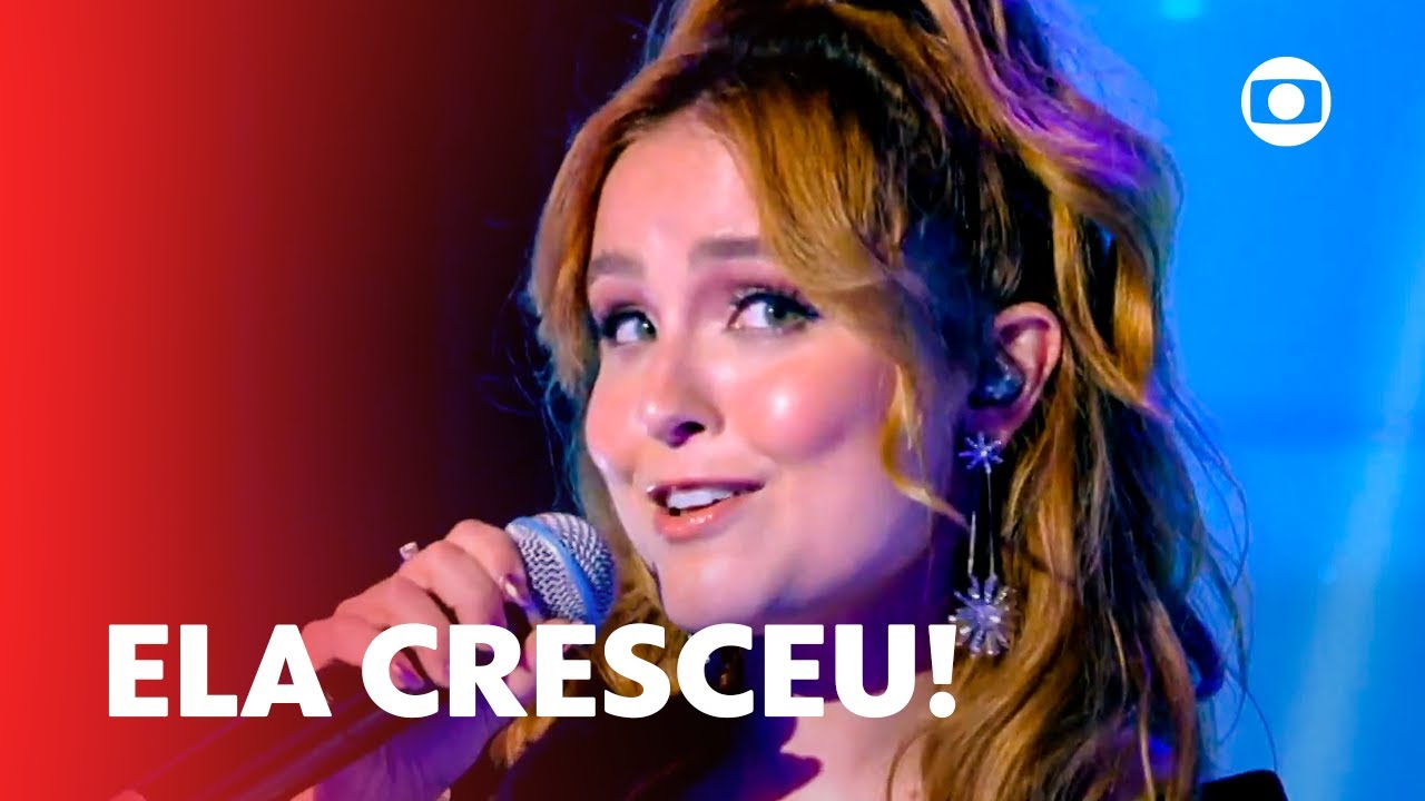 Larissa Manoela fala de seu amadurecimento como cantora e atriz! ✨ | Caldeirão | TV Globo