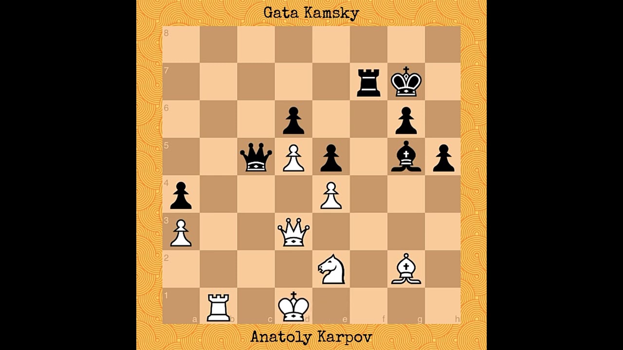 Anatoly Karpov vs Gata Kamsky | Linares, 1993