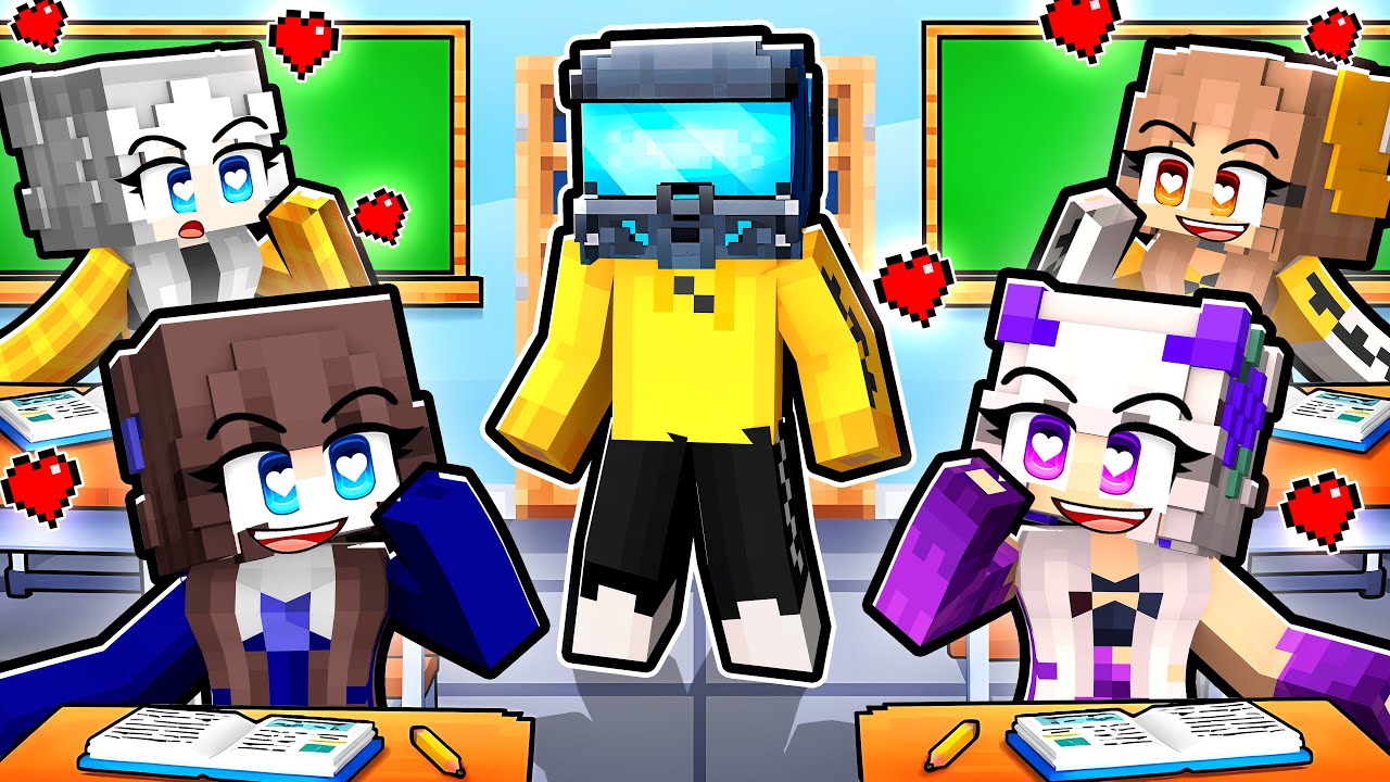 ZEYXON È TALMENTE BELLO da DOVERSI COPRIRE la FACCIA per EVITARE le RAGAZZE in Minecraft
