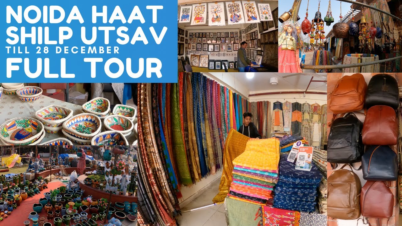 NOIDA HAAT FULL TOUR | SHILP UTSAV NOIDA  HAAT FULL TOUR | SHILP UTSAV EXPERIENCE Tanushree Tripathi