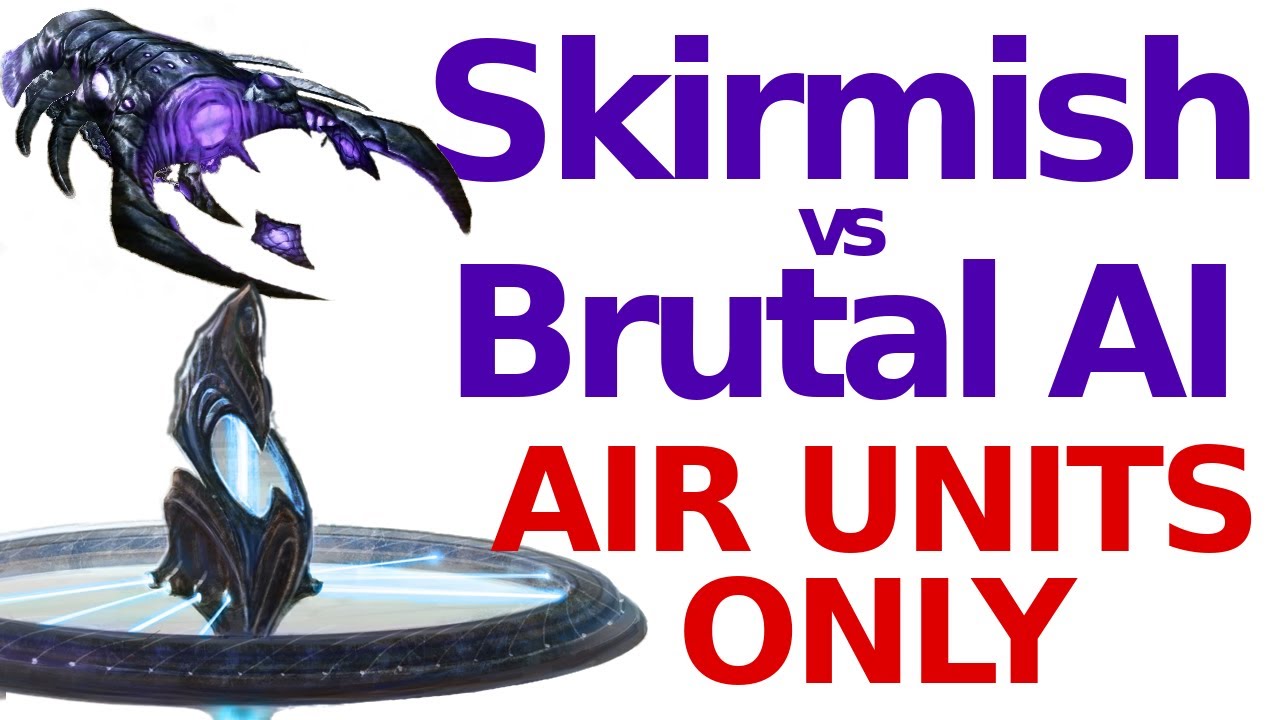 Command & Conquer 3 Kane's Wrath - AIR UNITS ONLY! - Skirmish vs Brutal AI
