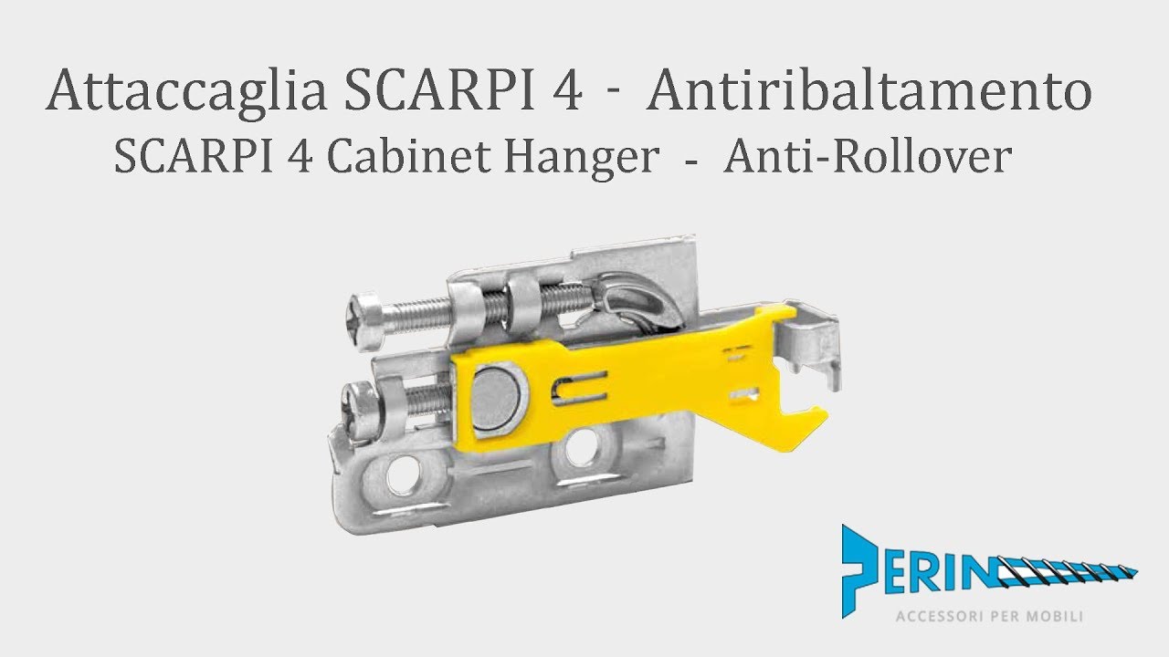ATTACCAGLIA SCARPI 4 CON ANTIRIBALTAMENTO by Perin Spa