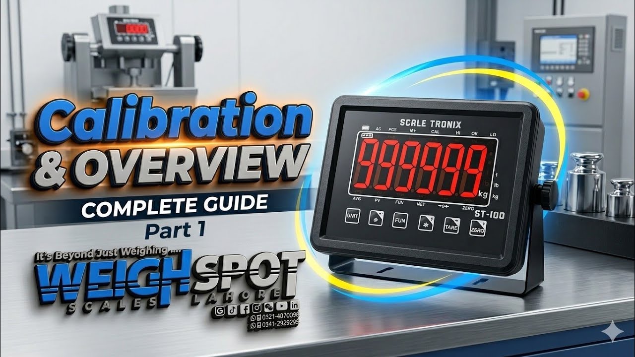 ST-100 Scale Tronix Weighing Indicator Calibration & Complete Review Testing #calibration #scale |4K