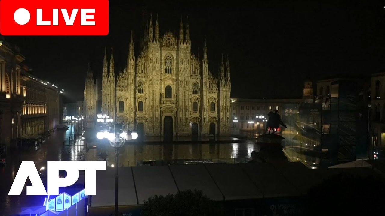 LIVE | Milan’s Duomo Square Glows as Winter Olympic Countdown Begins | APT