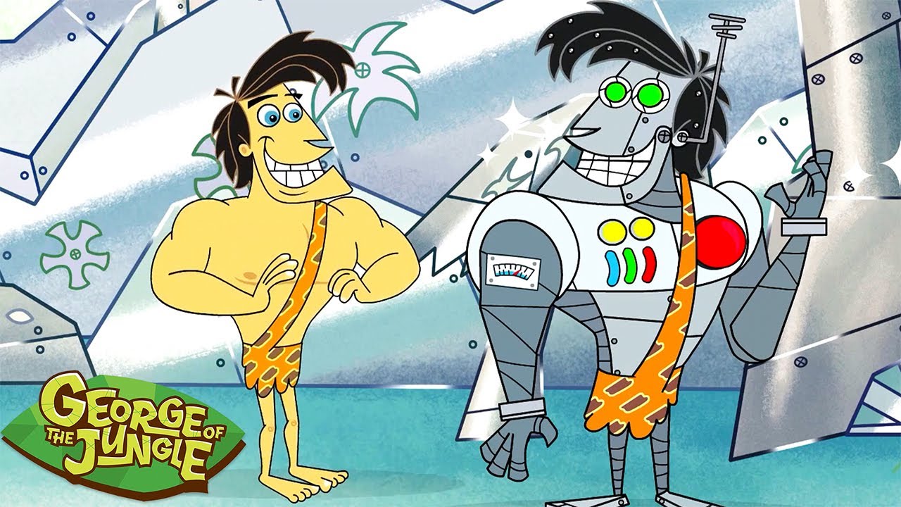ROBOT George! 🤖 | George of the Jungle | 1 Hour of Full Episodes | Cartoons For Kids