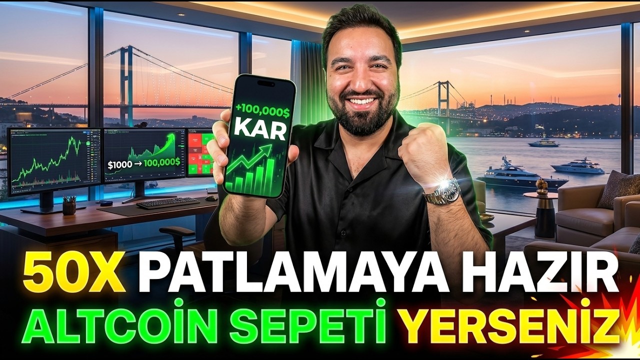 50X PATLAMAYA HAZIR ALTCOİN SEPETİ!- YALANCIYI ZİKMİYORLAR YA (!)