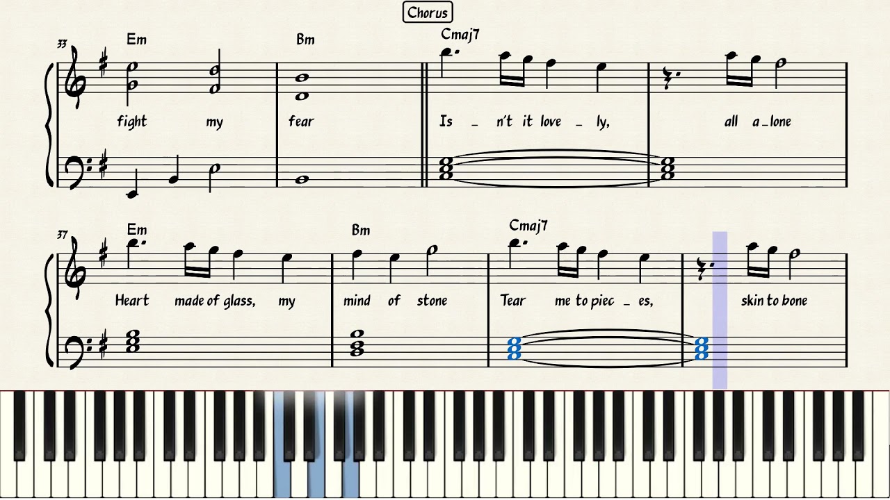 Lovely - Billie Eilish & Khalid | Piano Sheet Music