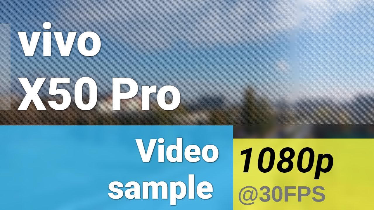 vivo X50 Pro 1080p@30fps video sample - portrait camera 2x zoom