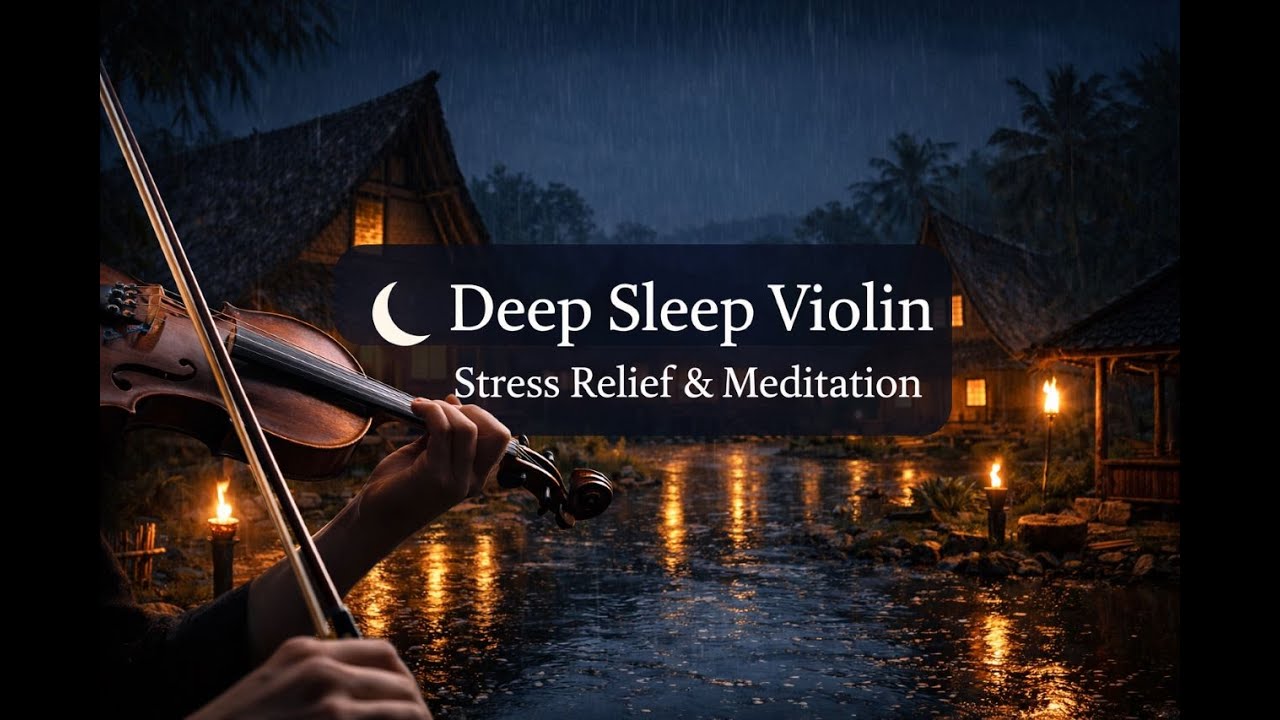 Relaxing Solo Violin Music for Deep Sleep, Stress Relief & Meditation
