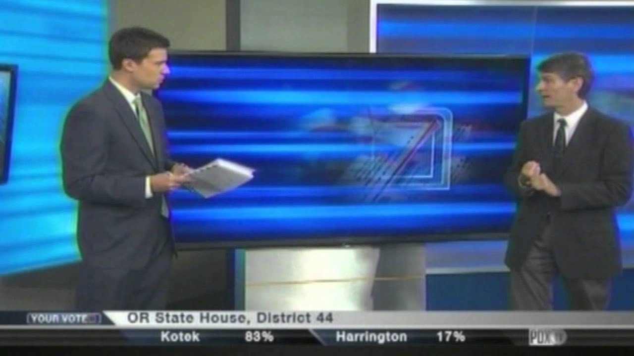 Historic Footage of Oregon Measure 91 Election Night Coverage - KPDX