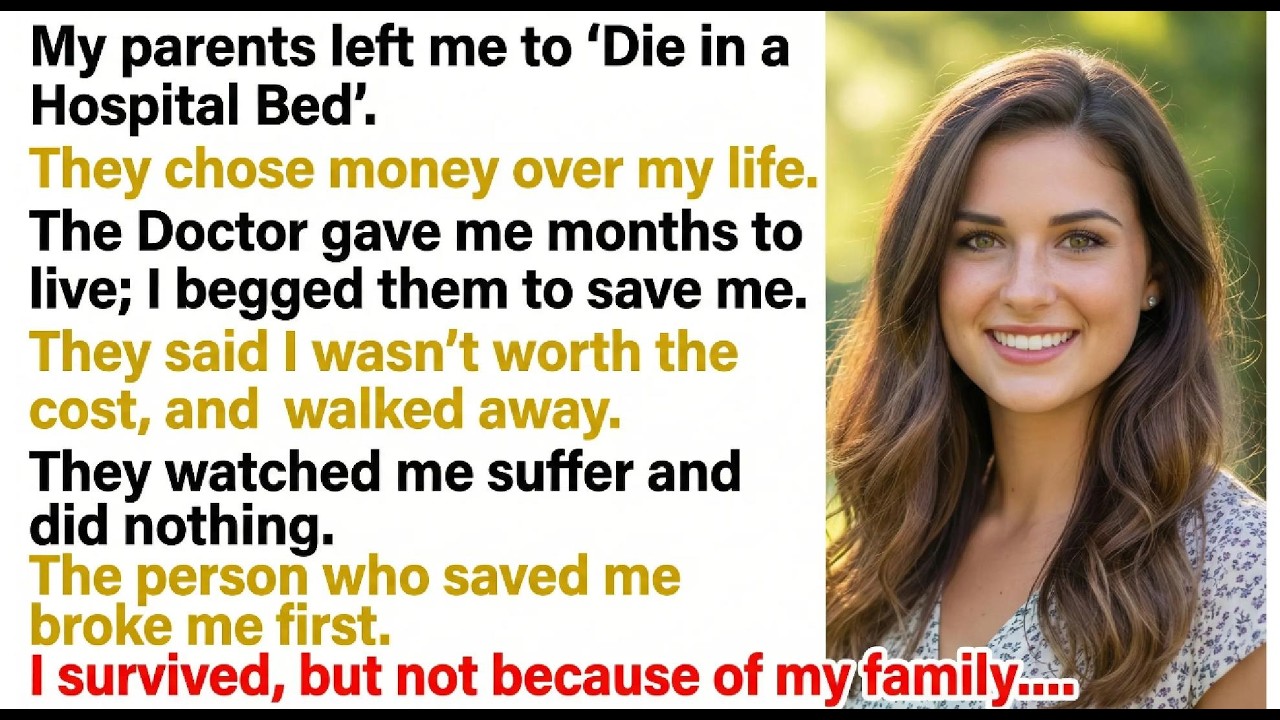 My Parents Refused To Pay For My Treatment, So I Would Die - Then A Stranger Came