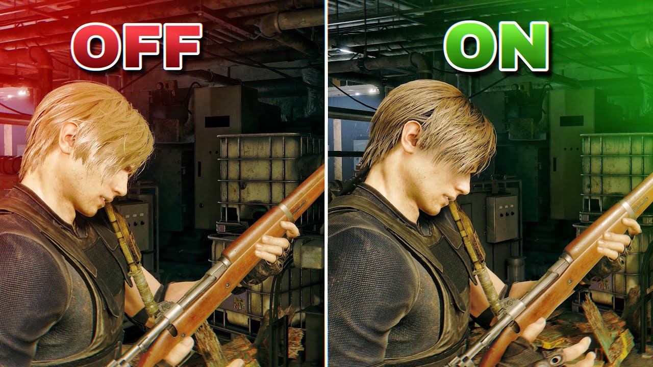 Resident Evil 4 Remake | Hair Strands OFF Vs ON